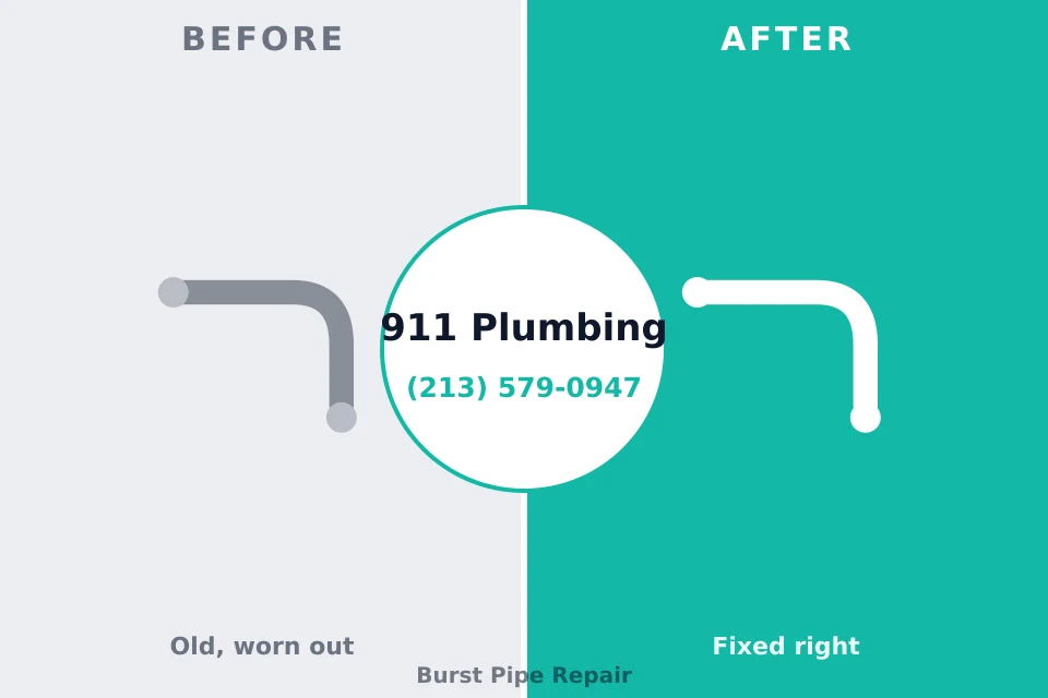 Before and after: plumbing company Anchorage, KY